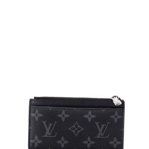 Louis Vuitton Coin Card Holder Reverse Monogram Eclipse Canvas